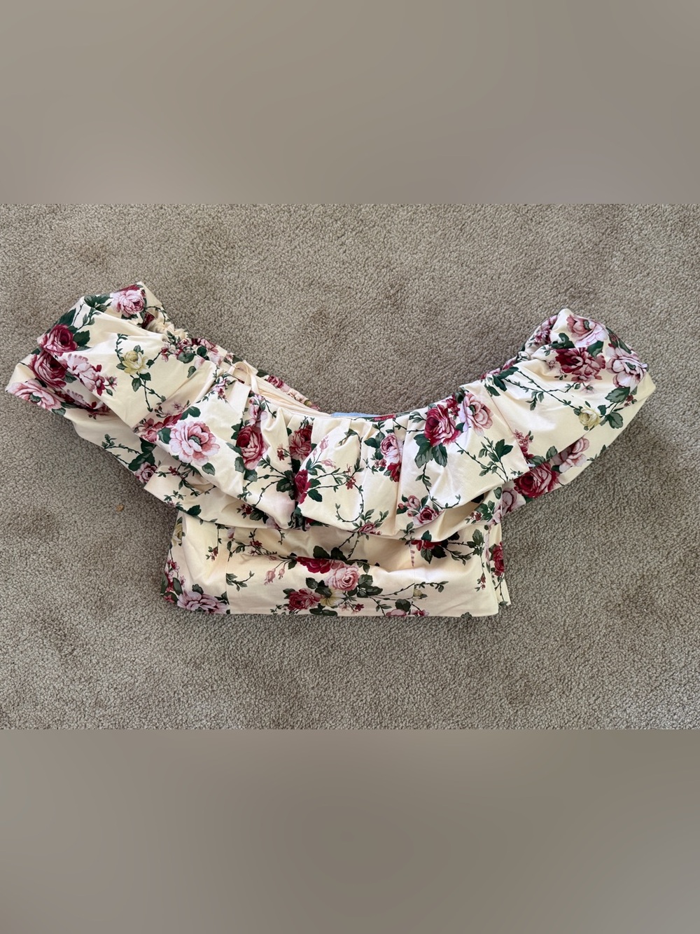 Antonio Melani x The Style Bungalow Miraflores Floral Off-The-Shoulder Top 6 - Picture 5 of 8
